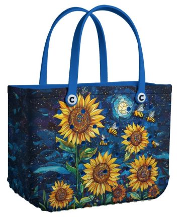 Vibrant Sunflower Tote Bag – Eco-Friendly, Spacious, Perfect For Shopping Or Beach Days