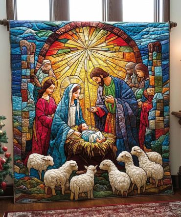 Bethlehem Blessing Quilted Blanket