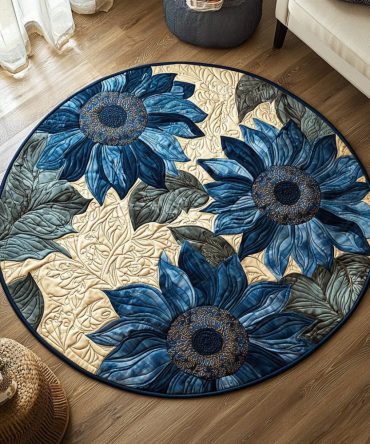 Bloom Trail Quilted Round Mat