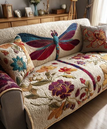 Bloomlight Quilted Sofa Cover