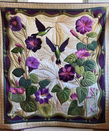 Blossom Ballet Quilted Blanket