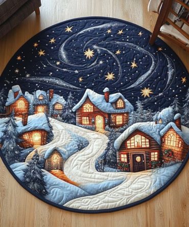 Blue Ridge Moonlight Quilted Round Mat