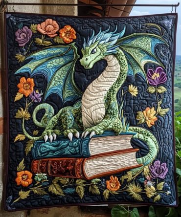 Book Guardian Quilted Blanket