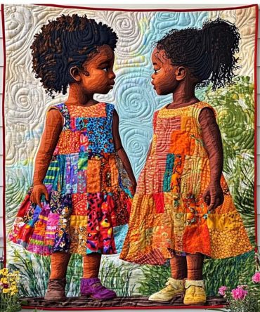 Bright Blossoms Quilted Blanket