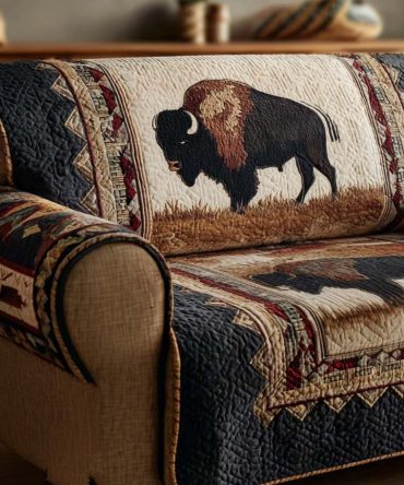 Buffalo Plains Quilted Sofa Cover