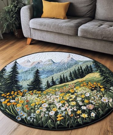 Calm Vista Quilted Round Mat