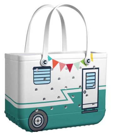 Stylish Camper-Themed Tote Bag – Durable, Waterproof, Perfect For Beach & Travel Adventures