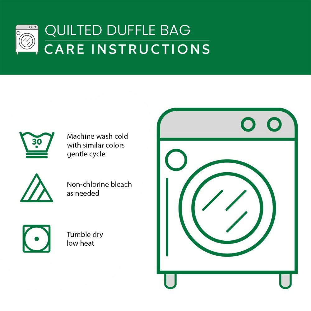 Wanderlust Wheels Quilted Duffle Bag – Retro Camper Van Travel Weekender Carry-On Quilted Overnight & Gym Bag for Adventurers - Image 4