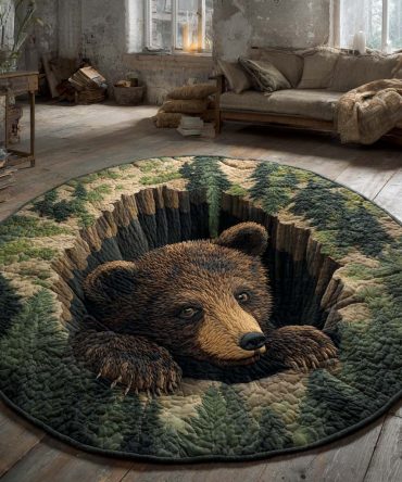 Cave Dream Quilted Round Mat
