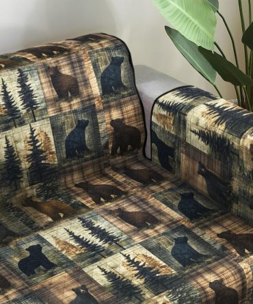 Cedar Trails Quilted Sofa Cover