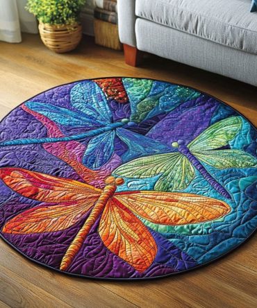 Celestial Dance Quilted Round Mat