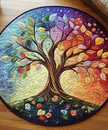 Celestial Dreams Quilted Round Mat