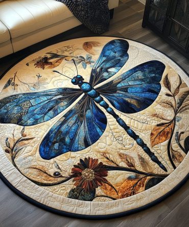 Celestial Drifter Quilted Round Mat