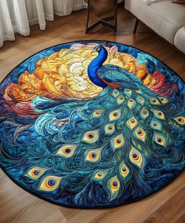Celestial Splendor Quilted Round Mat