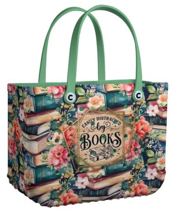 Bucket Tote Bag, Limited Edition Bogg Bag, Beach Bag The Reading Garden