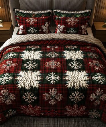 Christmas Cargo 3-Piece Quilted Bedding Set