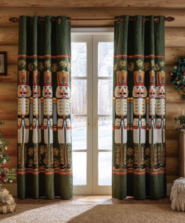 Christmas Parade Quilted Curtains