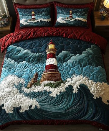Coastal Glow 3-Piece Quilted Bedding Set