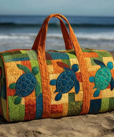 Color Splash Quilted Duffle Bag