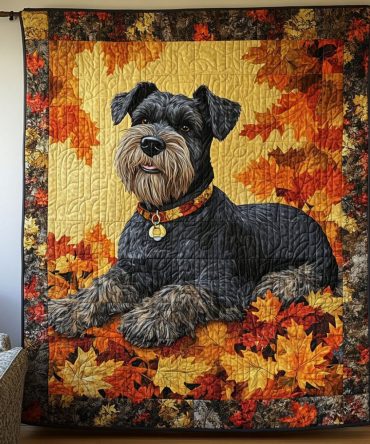 Courageous Pup Quilted Blanket