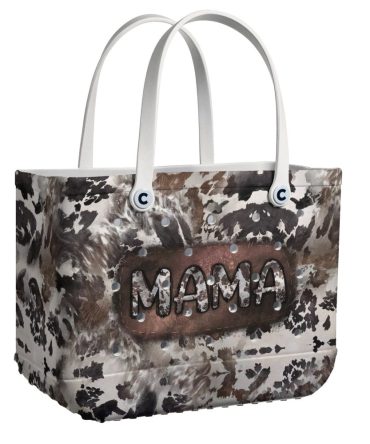 Stylish 'Mama' Tote Bag - Trendy Camouflage Design, Durable & Spacious For Everyday Use