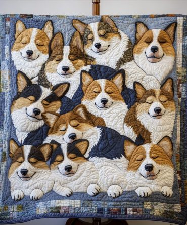 Cozy Canine Slumber Quilted Blanket