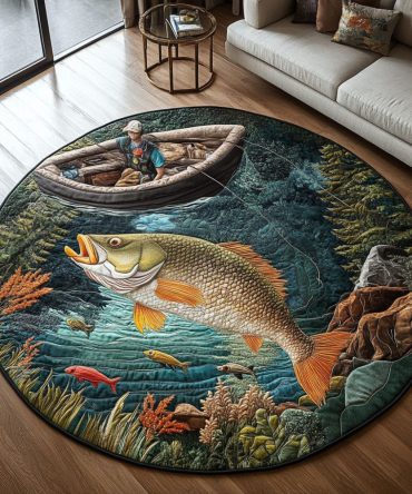 Cozy Catch Quilted Round Mat