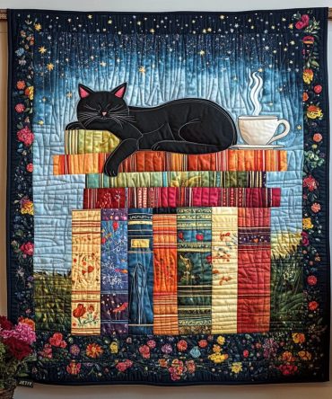 Cuddle Cat Dream Quilted Blanket