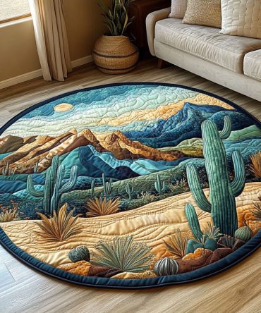 Desert Dreams Quilted Round Mat