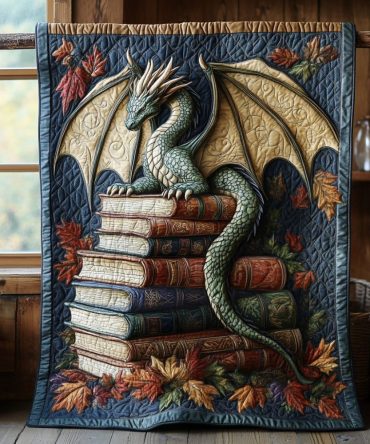 Dragon Tale Quilted Blanket