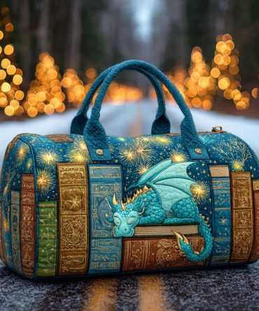 Dragon Tome Quilted Duffle Bag