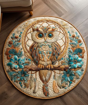 Dream Wing Quilted Round Mat