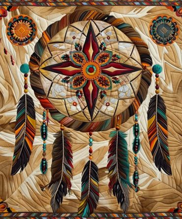 Dreamcatcher Quilted Blanket