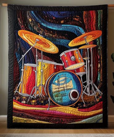 Drumbeat Dreams Quilted Blanket