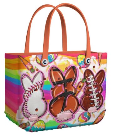 Bucket Tote Bag, Limited Edition Bogg Bag, Beach Bag Easter Sports