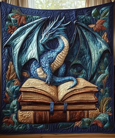 Emerald Wings Quilted Blanket