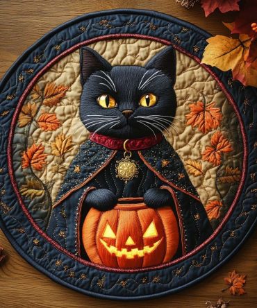 Enchanted Guardians Quilted Round Mat