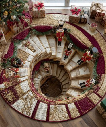 Enchanted Hollow Quilted Round Mat