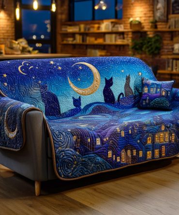 Enchanted Night Quilted Sofa Cover