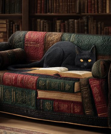 Enchanted Pages Quilted Sofa Cover