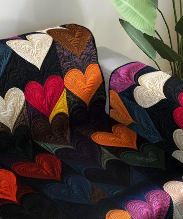 Endless Love Quilted Sofa Cover