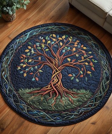 Boundless Growth Quilted Round Mat