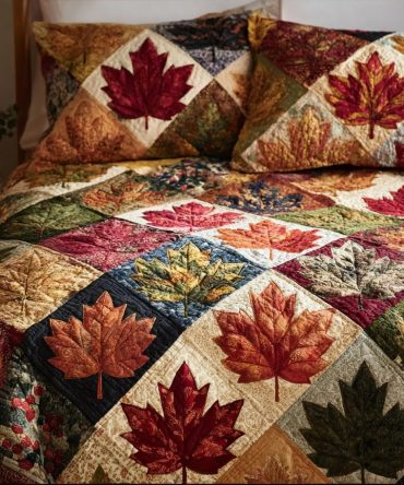 Fall Spirit 3-Piece Quilted Bedding Set