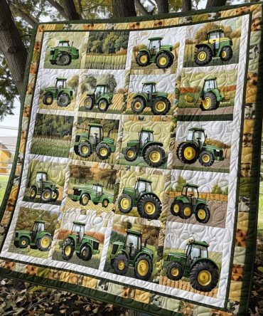 Farm Fresh Quilted Blanket