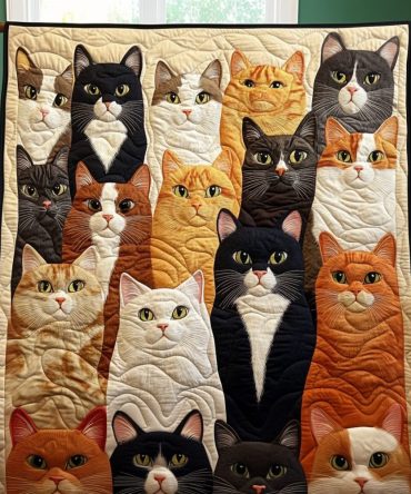 Feline Collection Quilted Blanket