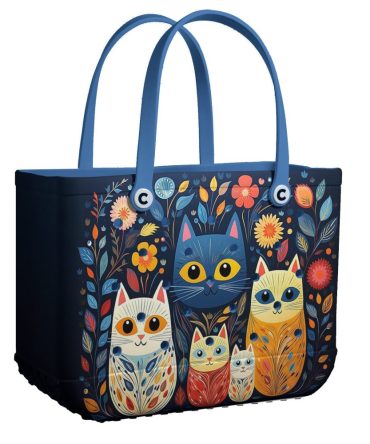 Colorful Cat Tote Bag – Cute & Stylish Design For Cat Lovers, Perfect For Shopping & Travel