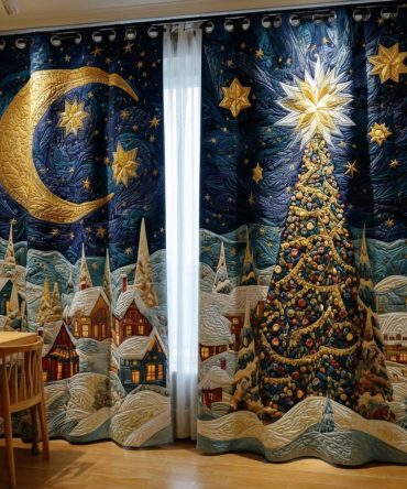 Festive Lights Quilted Curtains
