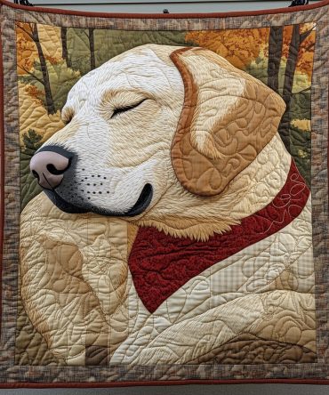 Fetch In The Fields Quilted Blanket