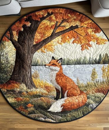 Forest Charm Quilted Round Mat
