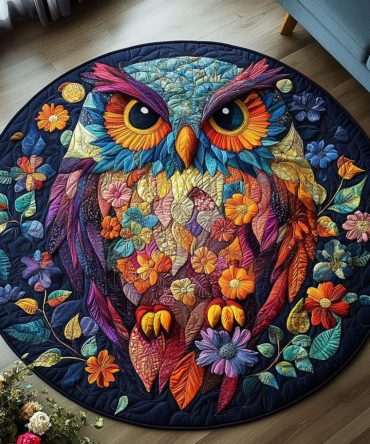 Forest Enigma Quilted Round Mat